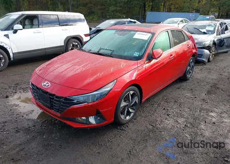 2023 Hyundai Elantra Limited from USA, damaged, VIN 5NPLP4AG2PH117782